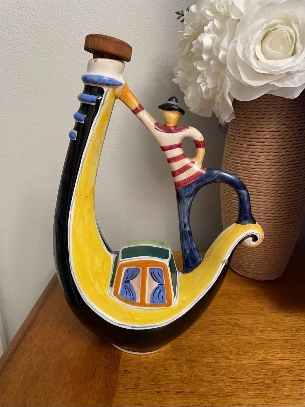 📍Vintage Girolamo Luxardo-Torreglia Collectibles Gondola Wine Decanter Italy MCM
